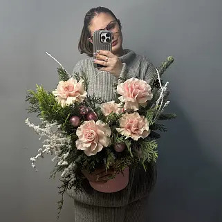 Зимняя композиция Pinky M