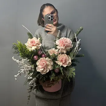 Зимняя композиция Pinky M