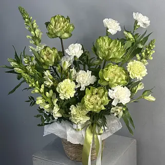 Цветочная корзинка Одним весенним утром