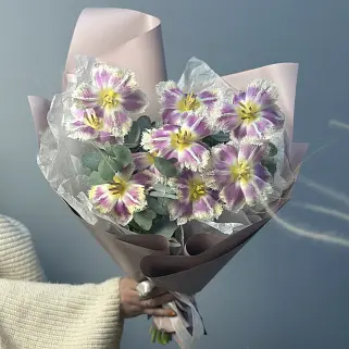 Букет тюльпанов Exotic Pink M