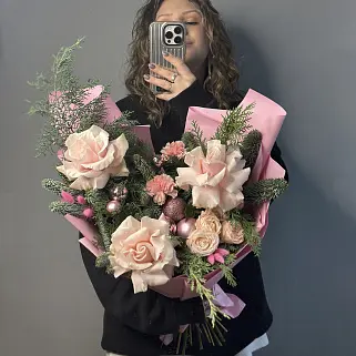 Зимний букет Pinky М