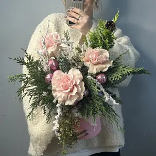 Зимняя композиция Pinky S