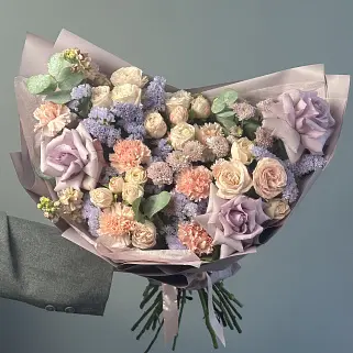 Сборный букет Лиловый комплимент L