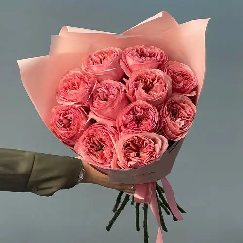 Букет пионовидных роз Pink Expression L