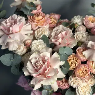 Букет в коробке Sweet pink