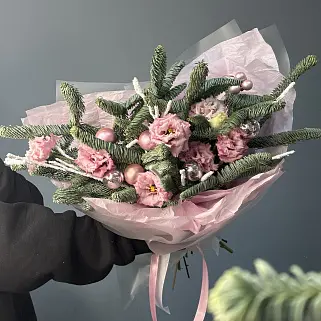 Зимний букет Pink winter
