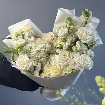 Сборный букет White garden L
