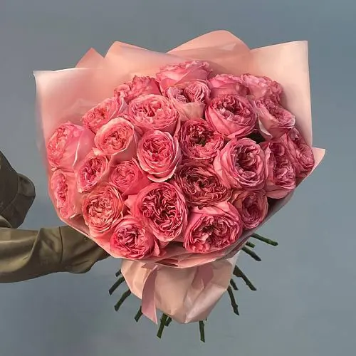 Букет пионовидных роз Pink Expression XS