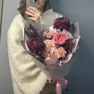 Сборный букет Ягодный раф S