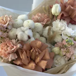 Сборный букет Нежная осень M