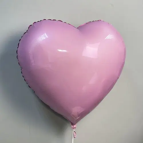 Шар Розовое сердце 80см