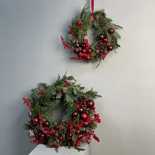 Алый венок S