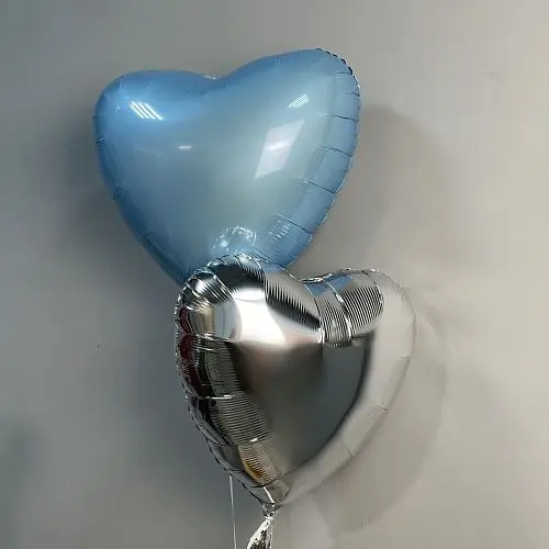 Набор шаров Blue hearts