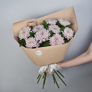 Букет из 9 хризантем Rossano