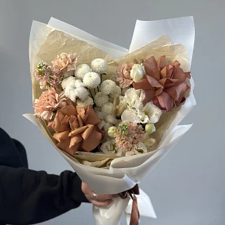 Сборный букет Нежная осень M