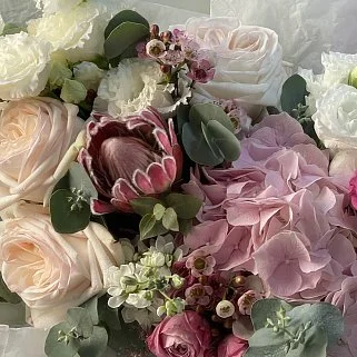 Сборный букет Переливы жемчуга