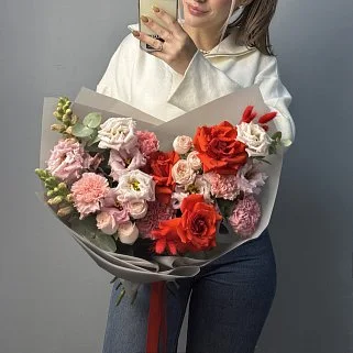 Сборный букет Пэшн M