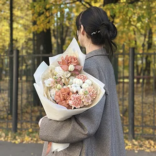 Сборный букет Нежная осень M