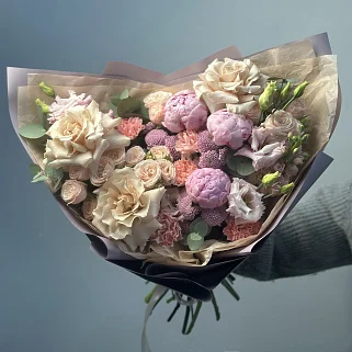 Сборный букет Лавандовый раф L