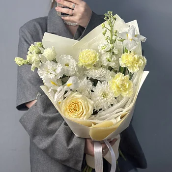 Сборный букет Теплый весенний S