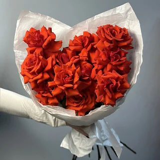 Букет из 11 французских роз Nina