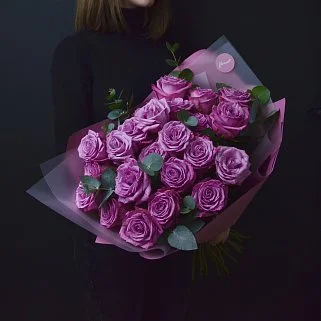Букет роз Deep Purple L