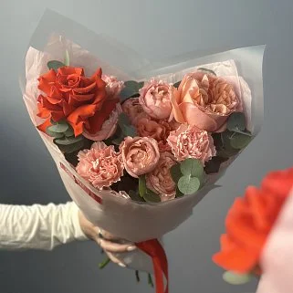 Сборный букет Би май валентайн S