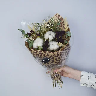 Букет сухоцветов Леопард