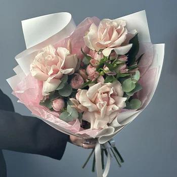 Сборный букет Клубничный сироп S