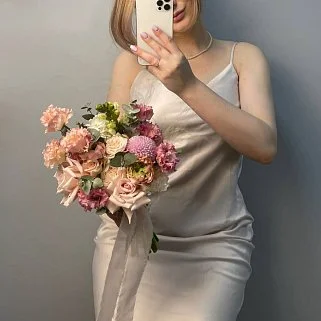 Свадебный букет невесты Пинк