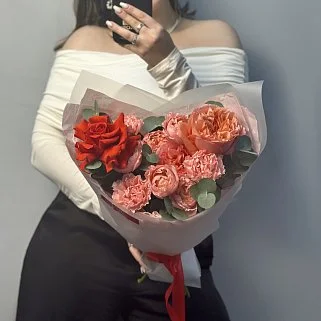 Сборный букет Би май валентайн S