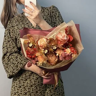 Сборный букет Привет, осень M