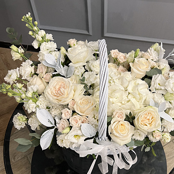 Цветочная корзина Вайт