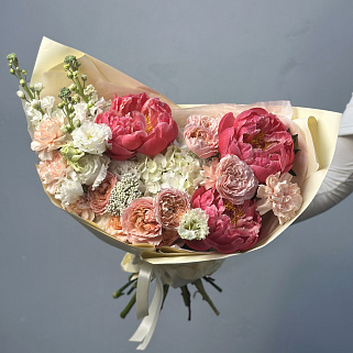 Сборный букет Летний полдень M