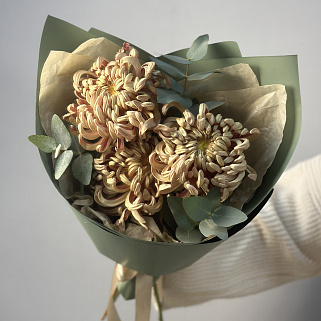 Букет из 3 хризантем Vienna Copper