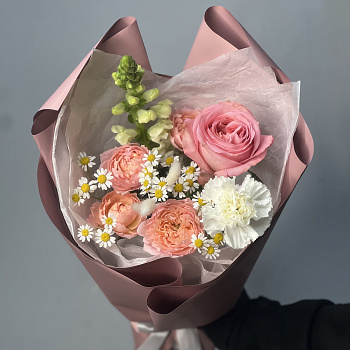 Сборный букет Тёплое лето S