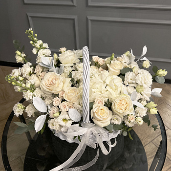 Цветочная корзина Вайт