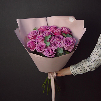 Букет роз Deep Purple M